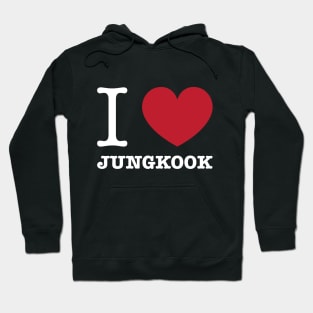 I love jungkook white Morcaworks Hoodie